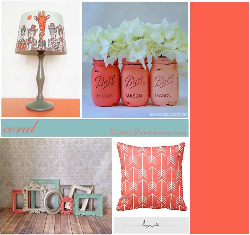 Home Decor Ideas | Color Inspiration Coral