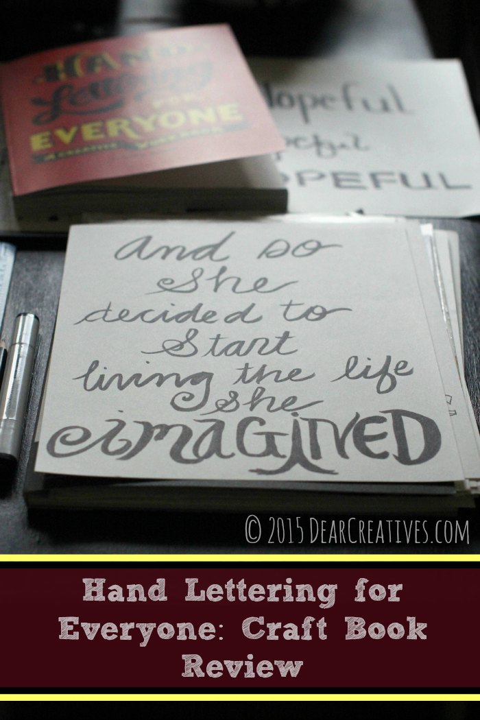 Books |Craft Book Reviews Hand Lettering For Everyone