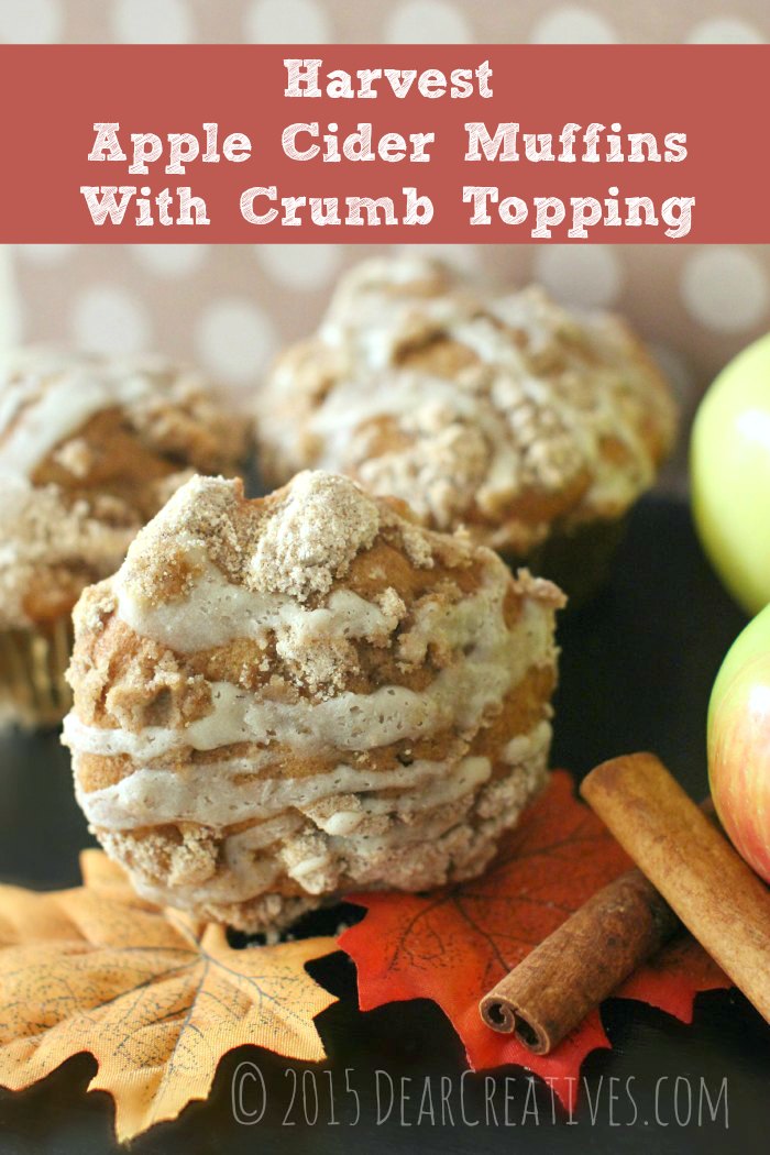 Apple Cider Muffins With Crumb Topping