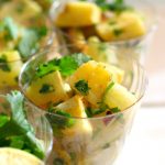 Sweet Potato Pineapple Salad In serving cups