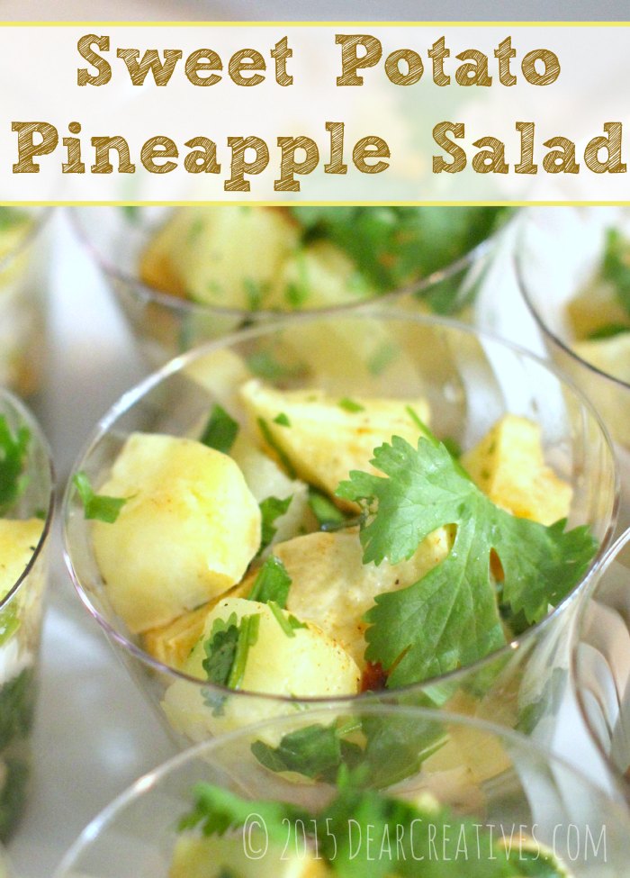 Sweet Potato Salad With Pineapple a Great Side Dish for Gatherings