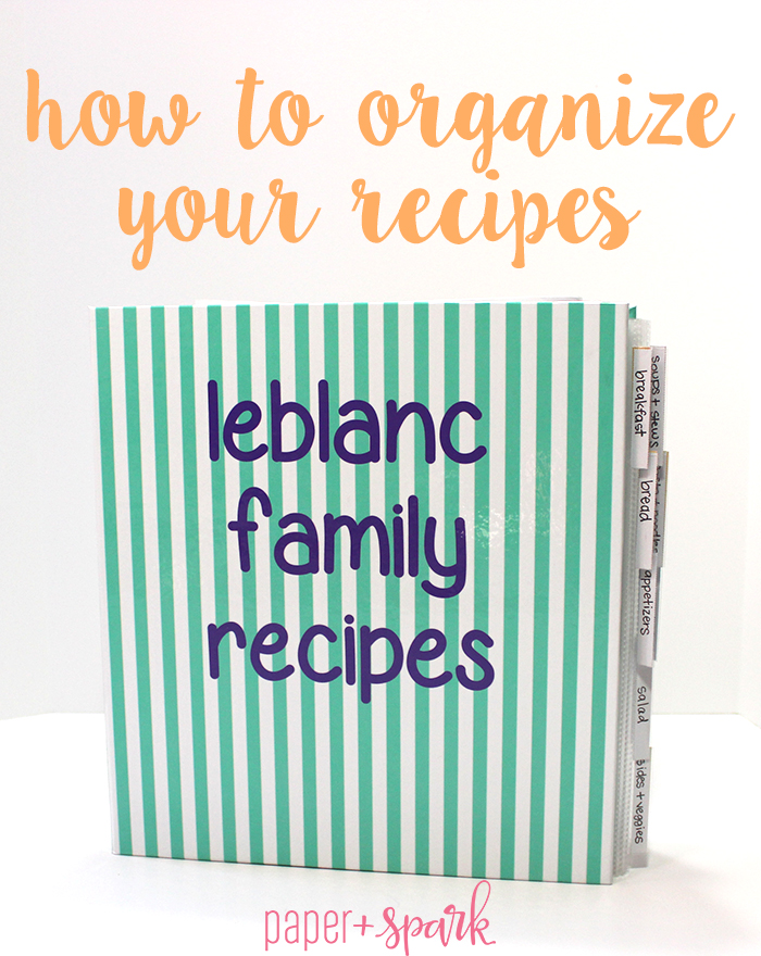 PERSONALIZED RECIPE BOOK