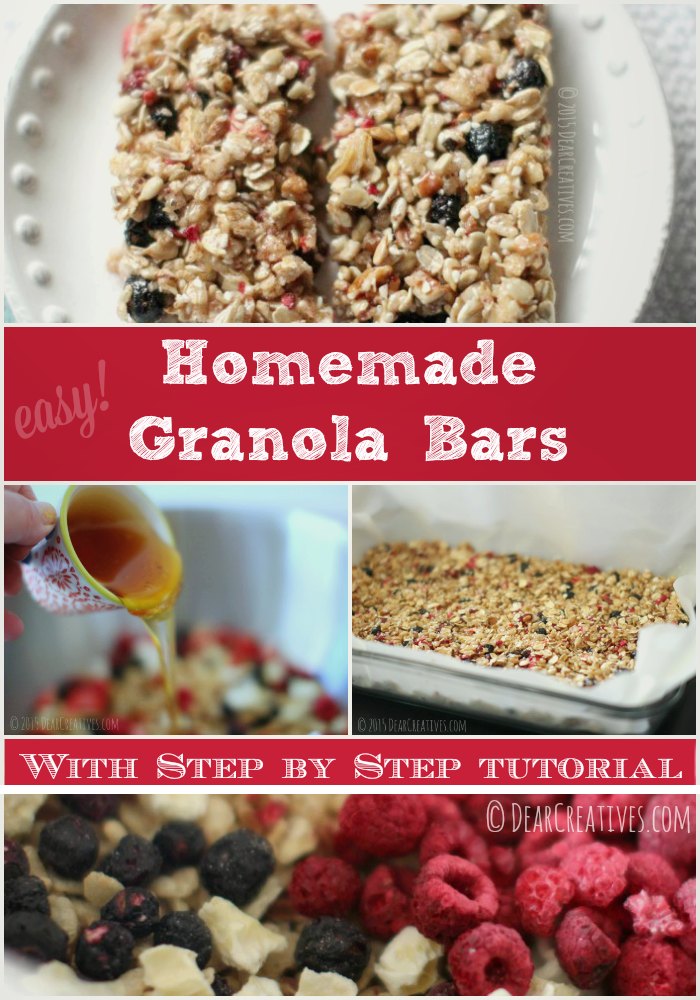 Easy Must Try! Homemade Granola Bars Recipe