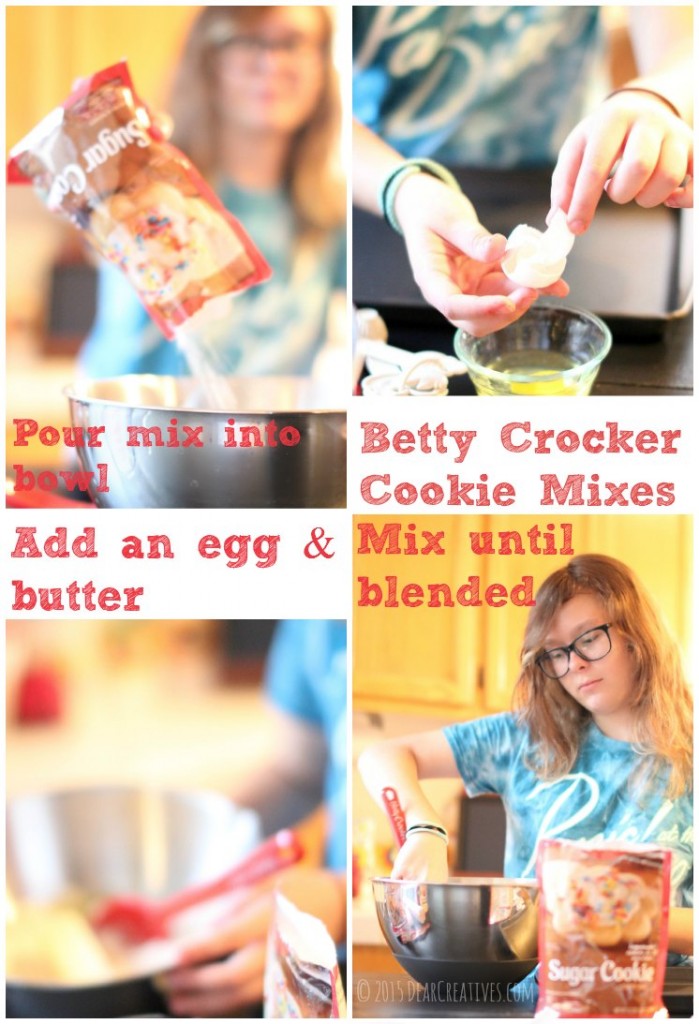 Mixing Betty Crocker Cookie Mixes