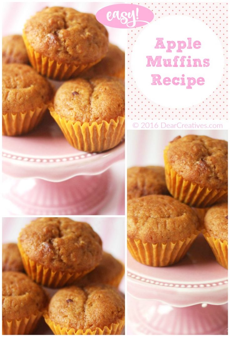 Apple Muffins | Easy Apple Muffins Recipe