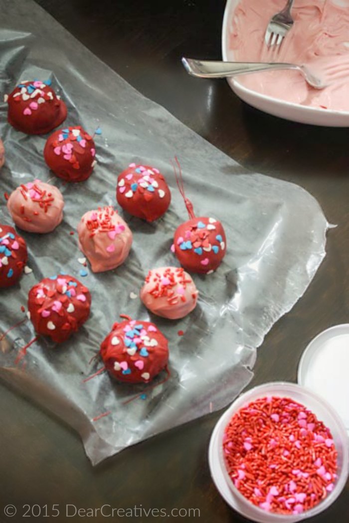 Candy Recipes Oreo Truffles on wax paper