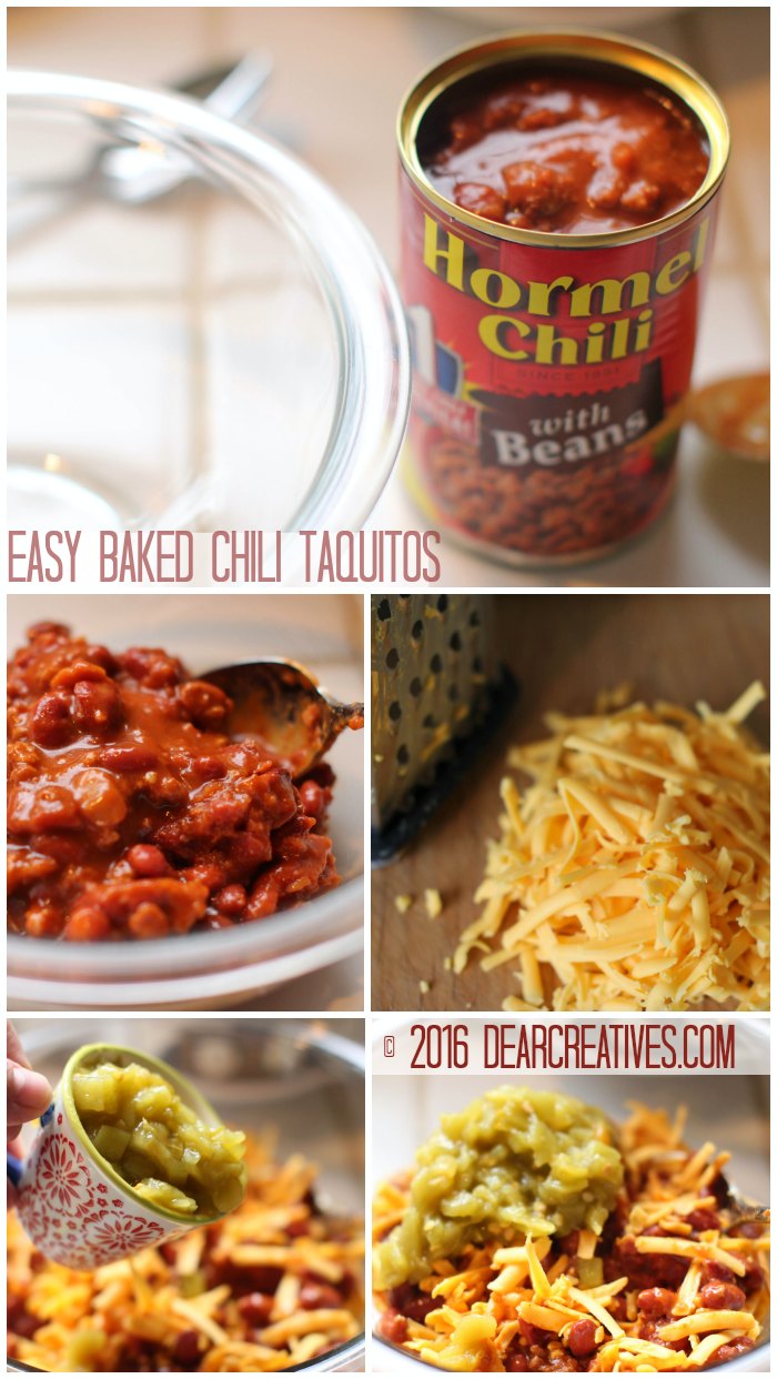 Easy Appetizer Recipes | Baked Chili Taquitos