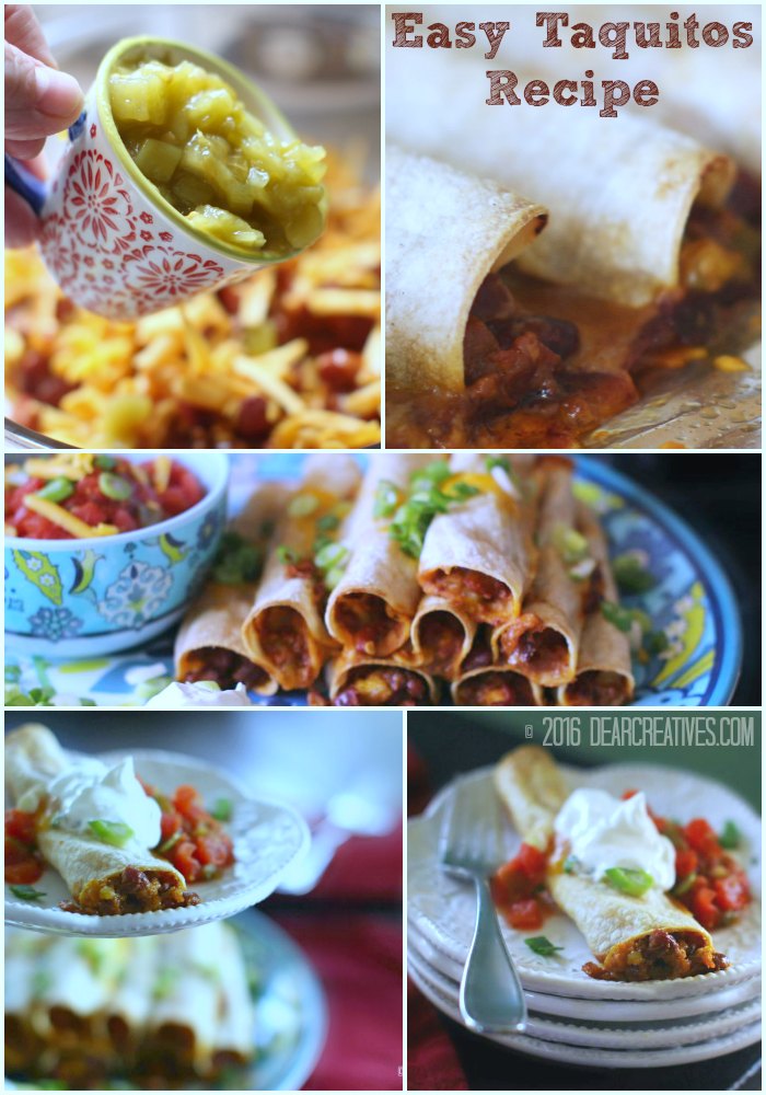 Game Day Time Appetizer or Dinner! Under 30 Minute Restaurant Style Taquitos