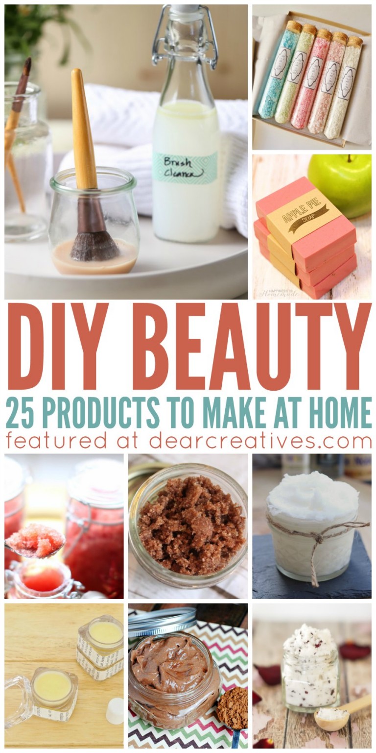 DIY Beauty: 25 Must Try Homemade DIY Beauty Products