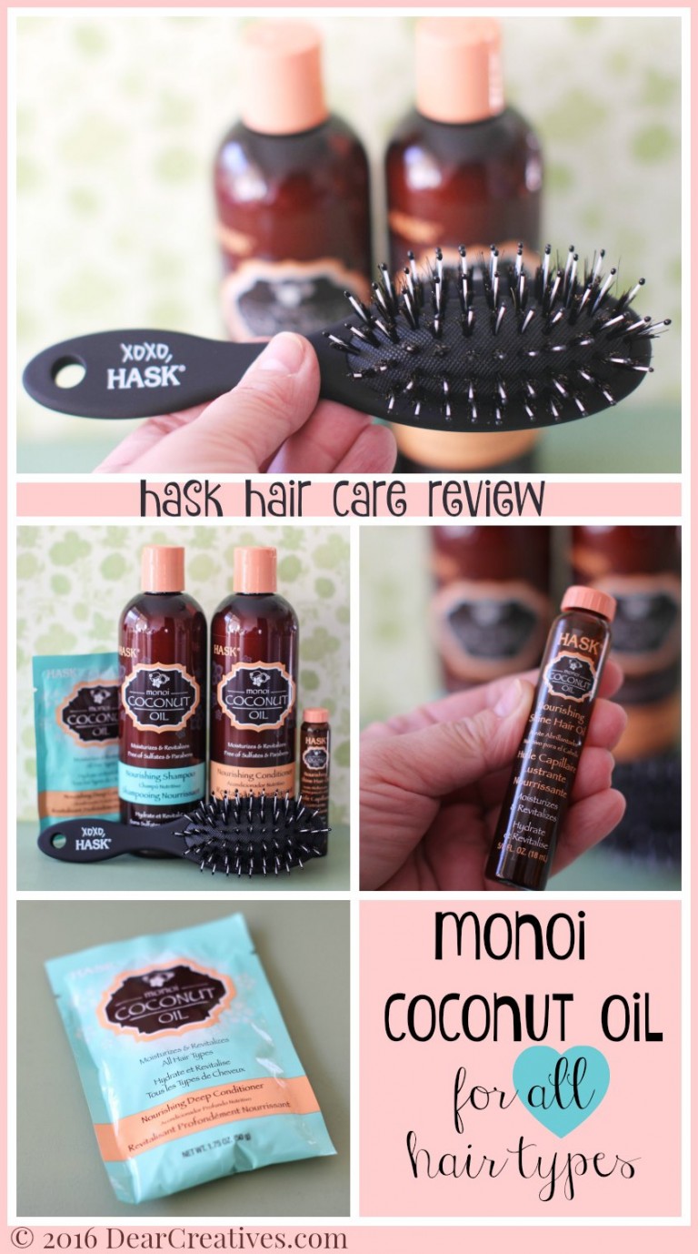 Beauty Review Hask Monoi Coconut Oil Hair Products
