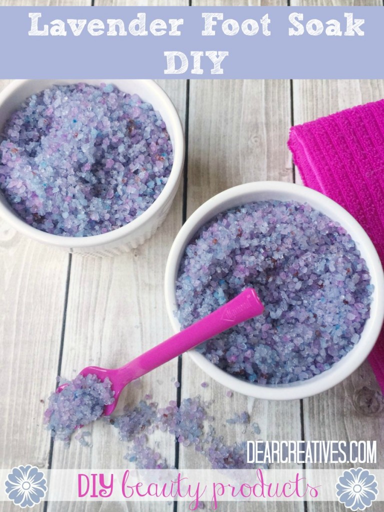 Lavender Foot Soak DIY Perfect for Aching Feet!