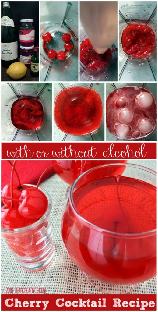 Cherry Cocktails And Mocktails Drink Recipes