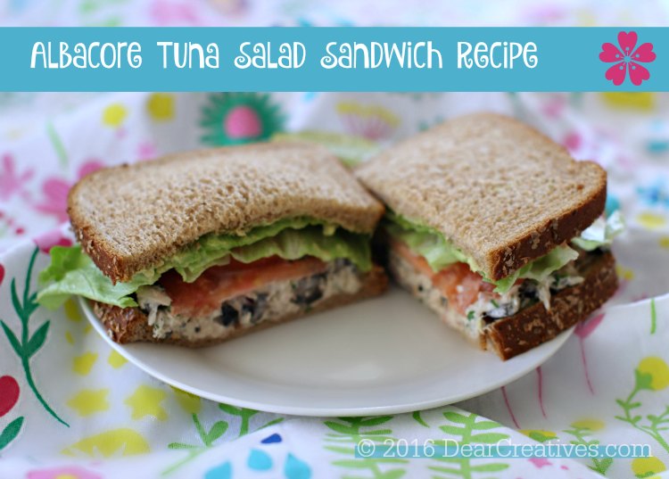 Sandwich Ideas Albacore Tuna Salad Sandwich recipe