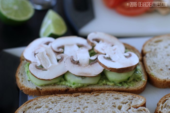  Sandwich Ideas | Guacamole Veggie Sandwich