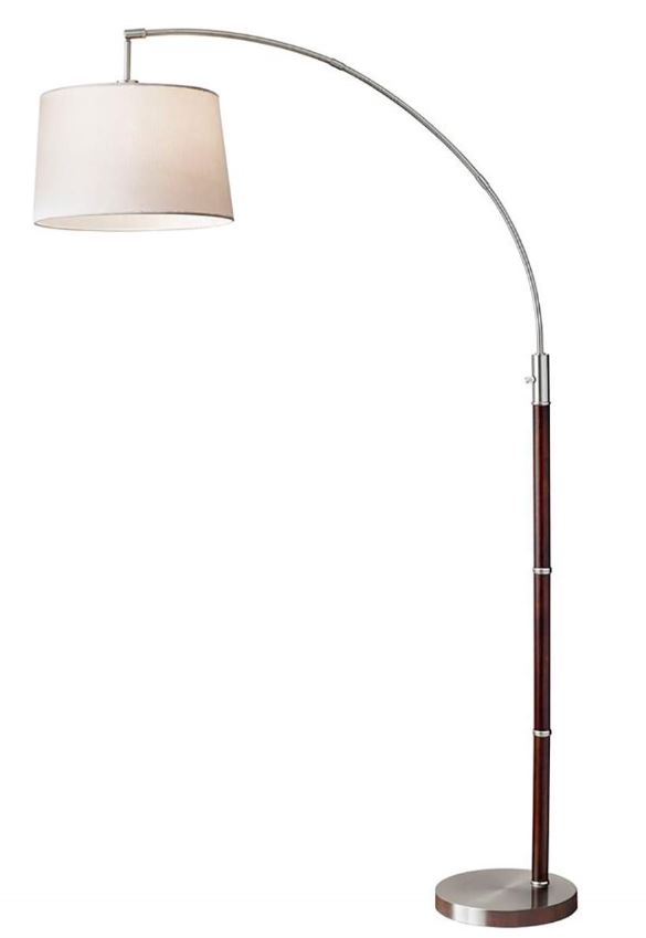 Home Decor Accent | Accent Lamp |Alta Walnut Arc Lamp