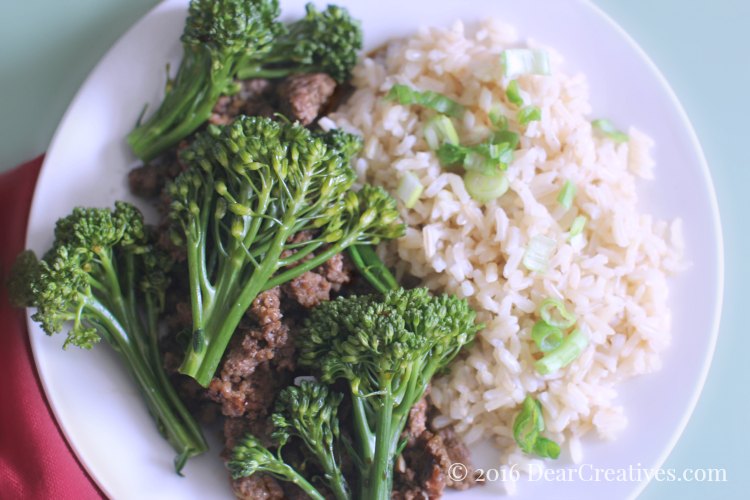 Meal Planning Monday:  Korean-Style Beef Stir Fry