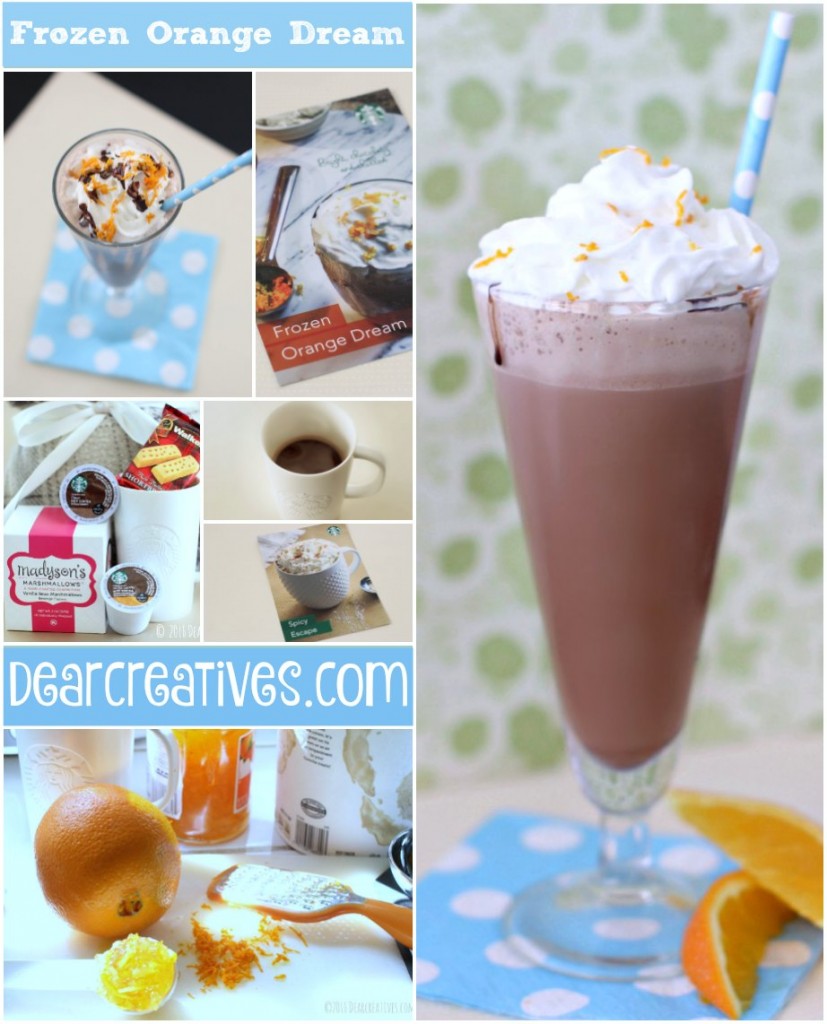 Drink Recipes |Frozen Orange Dream Drink Recipe DearCreatives.com