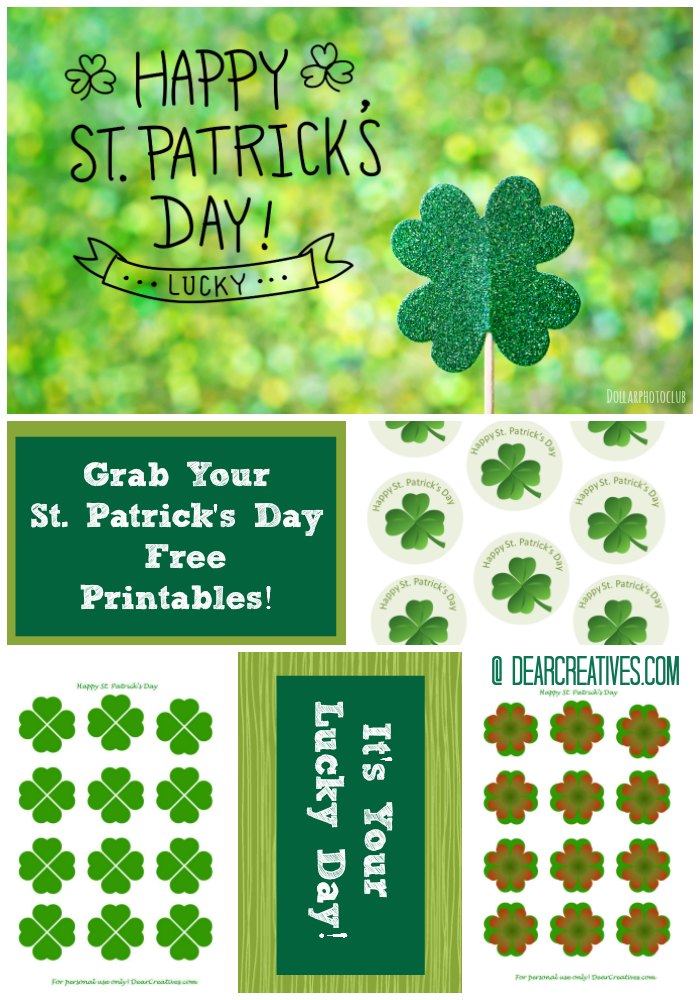 St. Patricks Day Free Printables