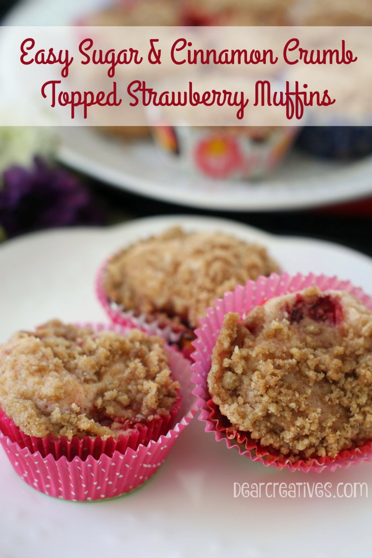 Strawberry Muffin Recipe With Crumb Topping