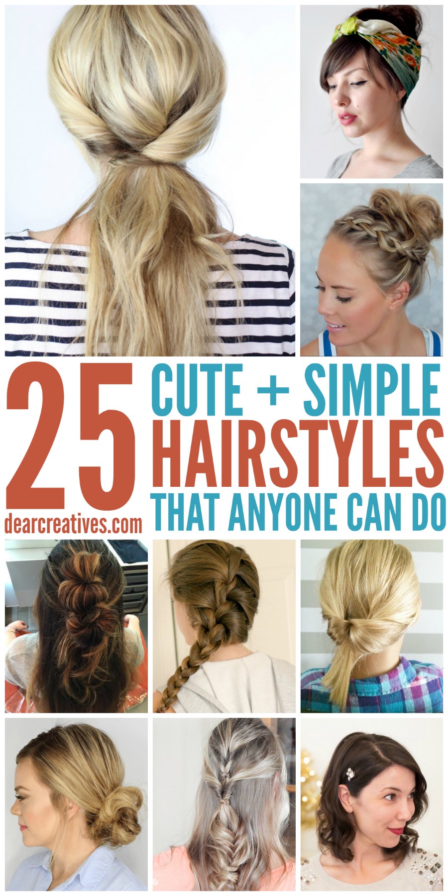 10 Easy Hairstyles When Youre In A Rush  Society19