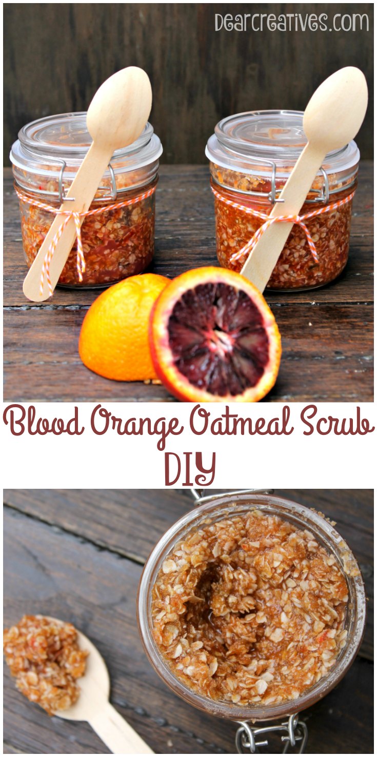 Blood Orange Oatmeal Scrub