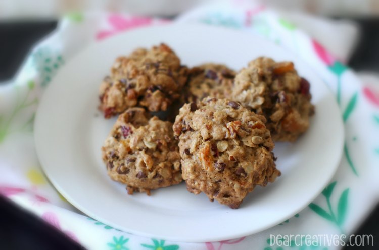 Oatmeal Granola Breakfast Snack Cookies