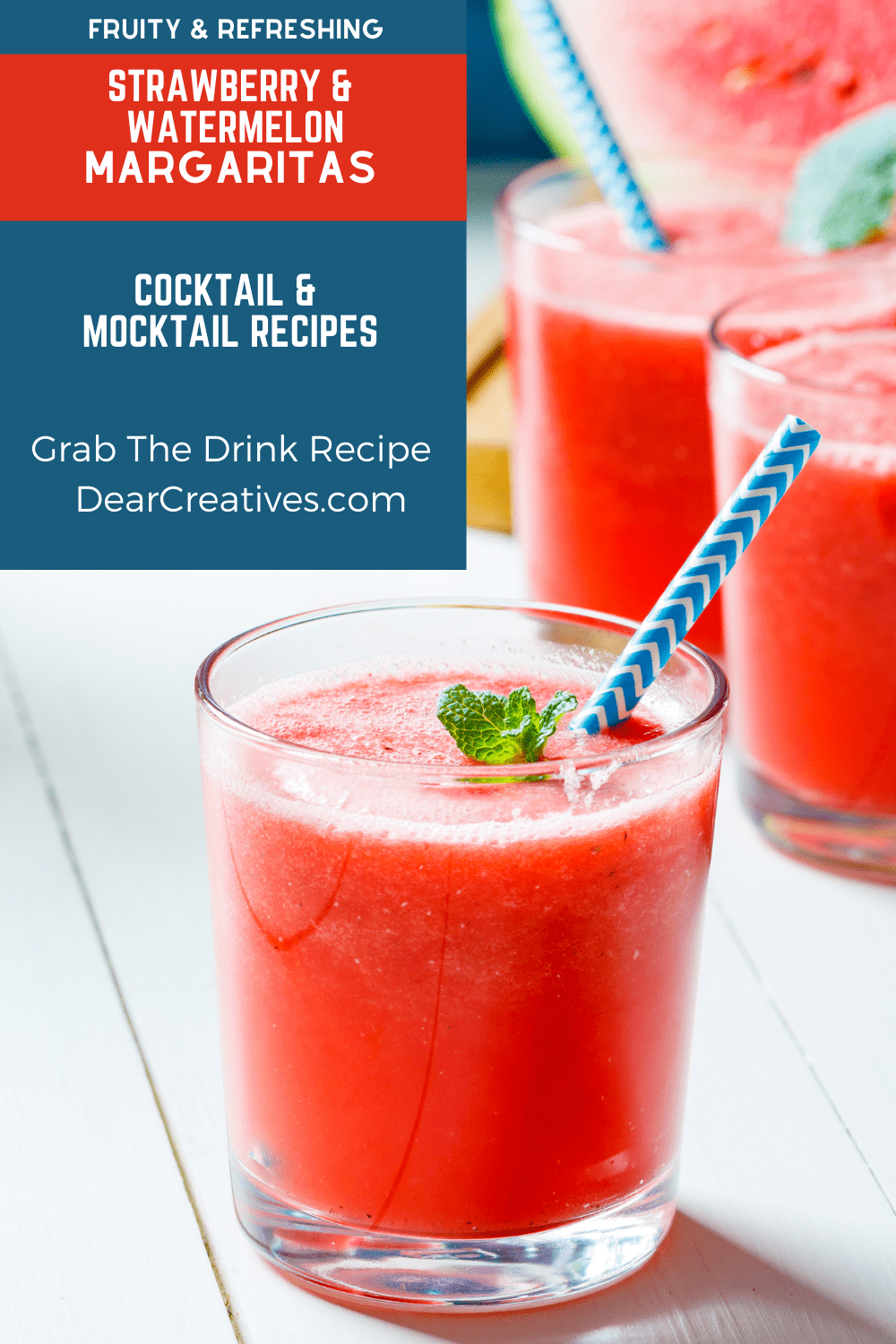 Strawberry Watermelon Margaritas – Drink Recipe