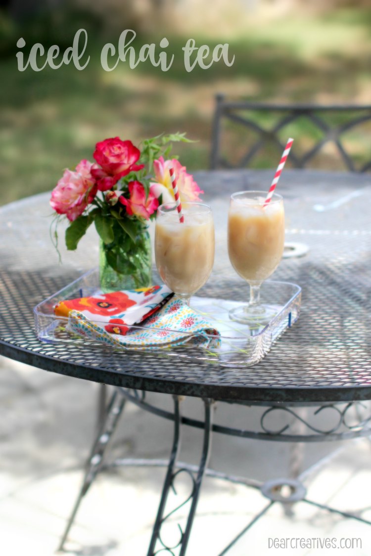 Drinks | Iced Chai Tea Drinks and coffee drinks perfect for spring and summer 