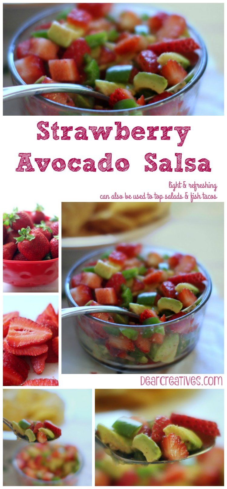 Appetizer Recipes: Strawberry Avocado Salsa | An easy appetizer recipe that can be made ahead of time | party appetizer recipe