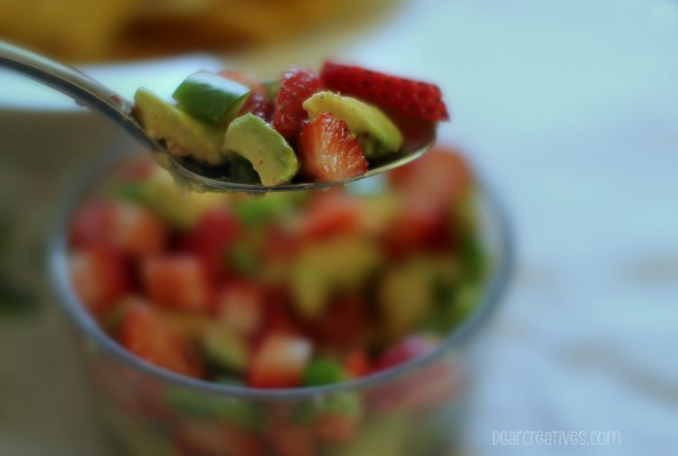 Appetizer Recipes: Strawberry Avocado Salsa | Easy Appetizer Recipe That you can make ahead of time