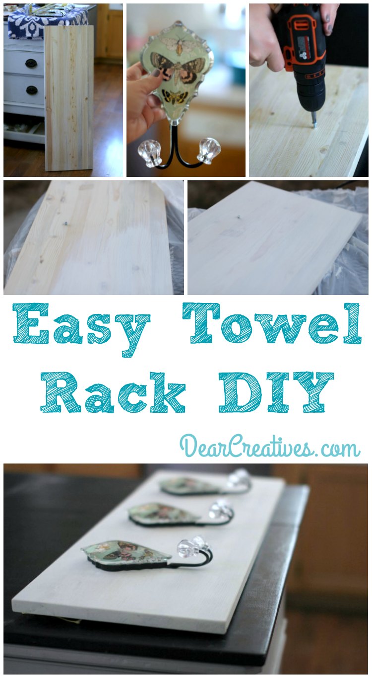 How To Make A Towel Rack