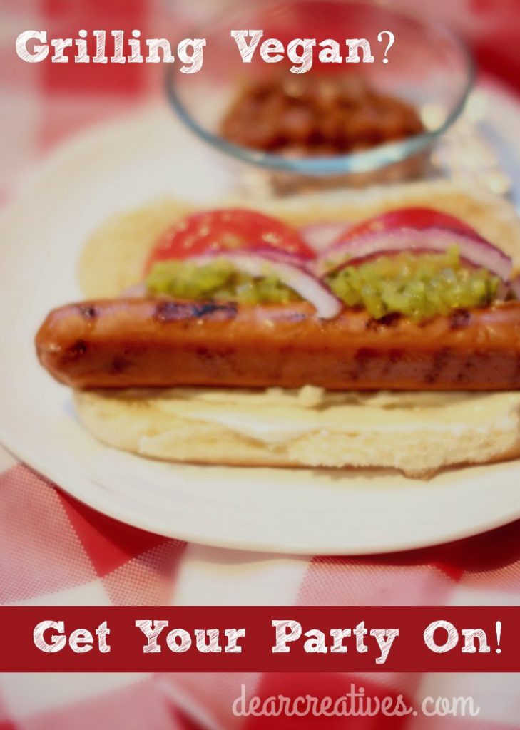 Grilling Vegan Smart Dogs for meatless grilling alternatives