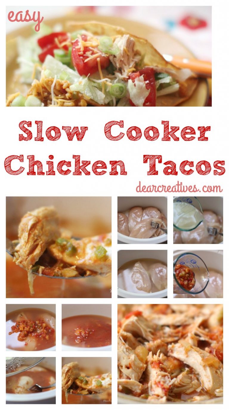 Slow Cooker Chicken Tacos A Family Favorite!