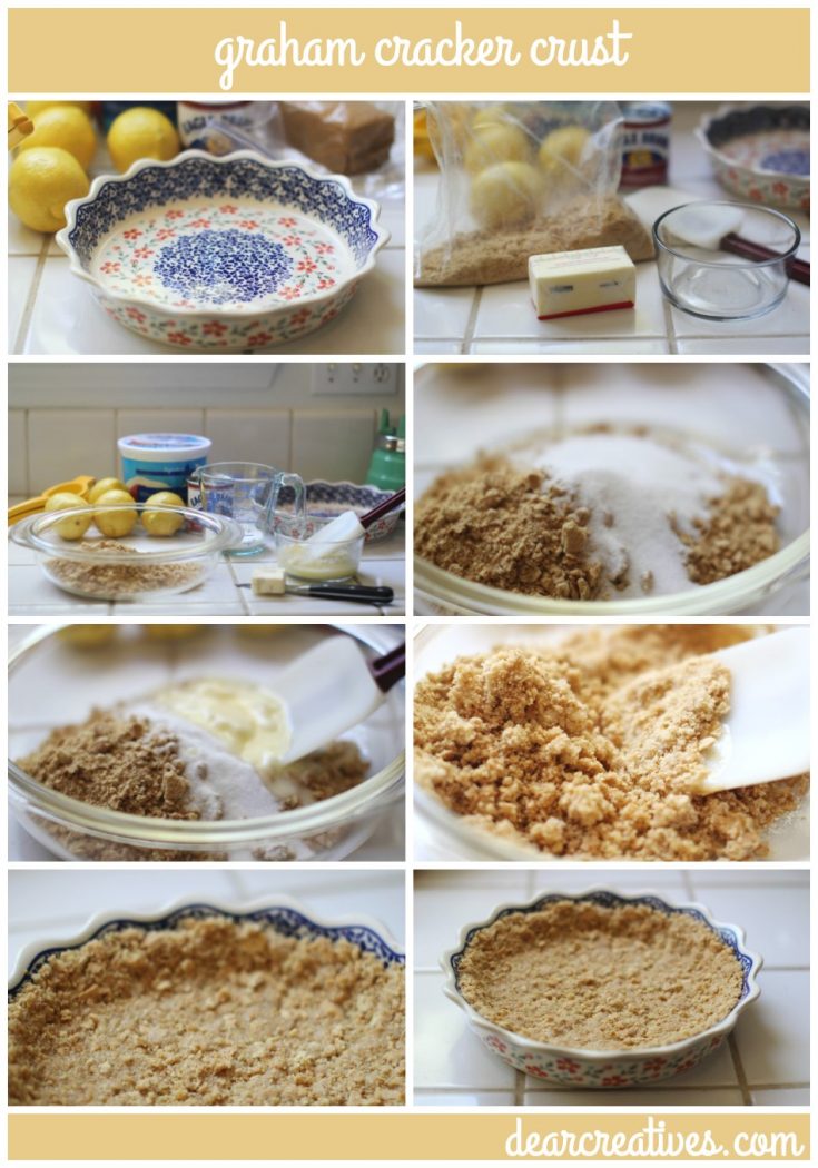 Pie Crusts For Bake and No Bake Desserts | how to make graham cracker crust