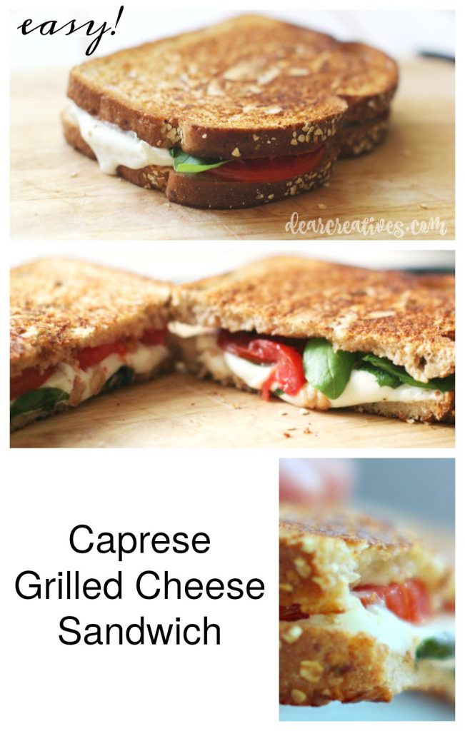 Sandwich Recipes How to Make a Caprese Sandwich flavorful with fresh tomatoes, basil and mozzarella grilled on bread 