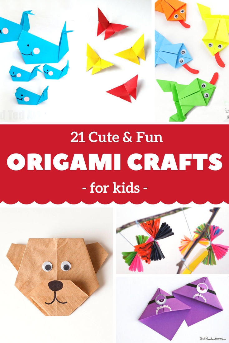 21 Cute And Fun Origami Kids Crafts You’ll Love Making With Your Kids!