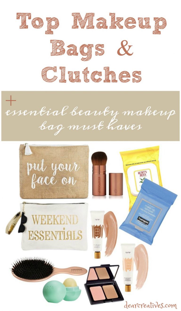 Trending Makeup Bags And Clutches + Essential Beauty Must Haves