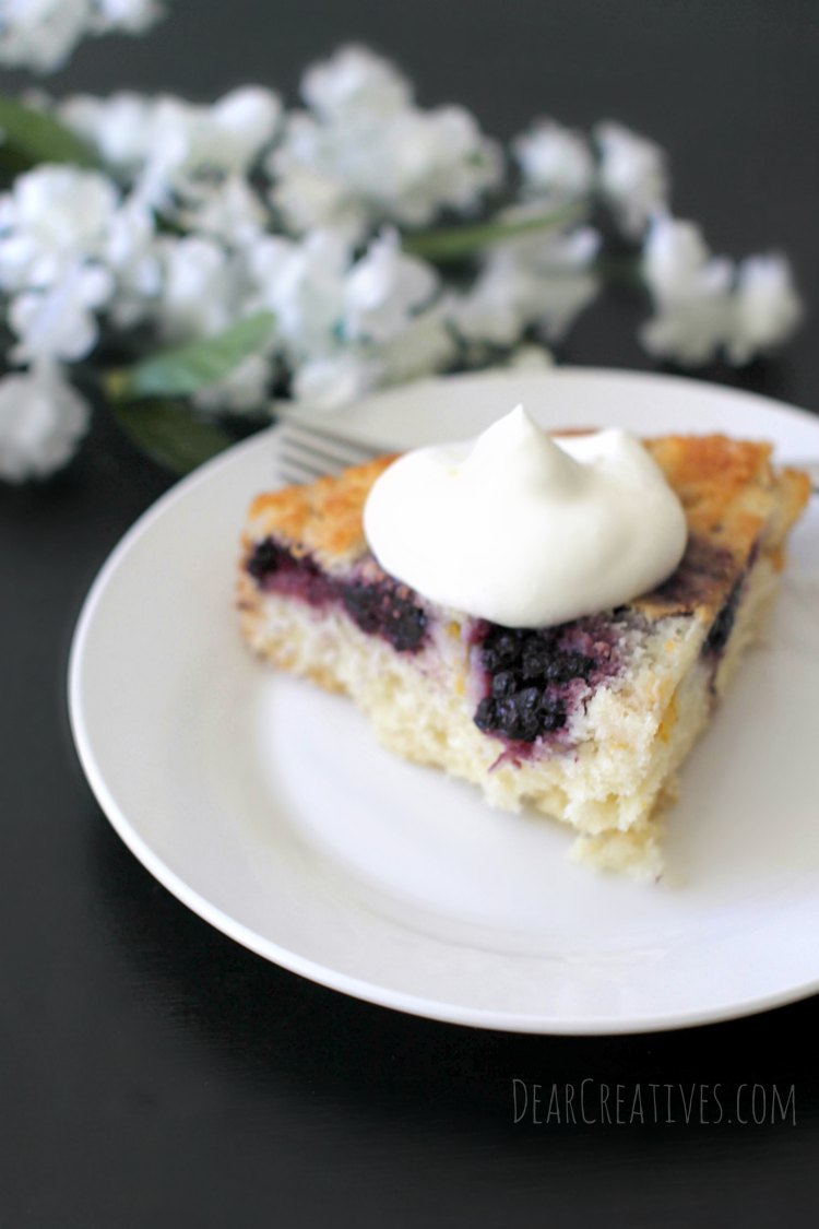 Cake Recipes Blackberry And Peaches Coffee Cake This is an easy recipe. Pairs well with coffee, tea or iced tea. Topped with whip cream. Great for a get together. A great summer cake recipe.