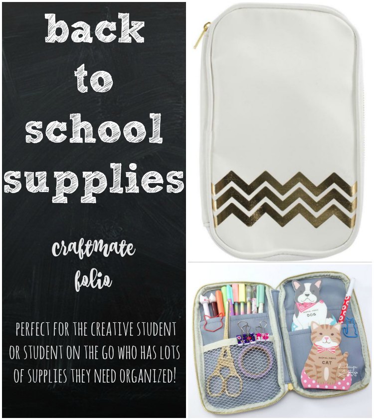 Craftmate Folio Zippered Supply Pouch