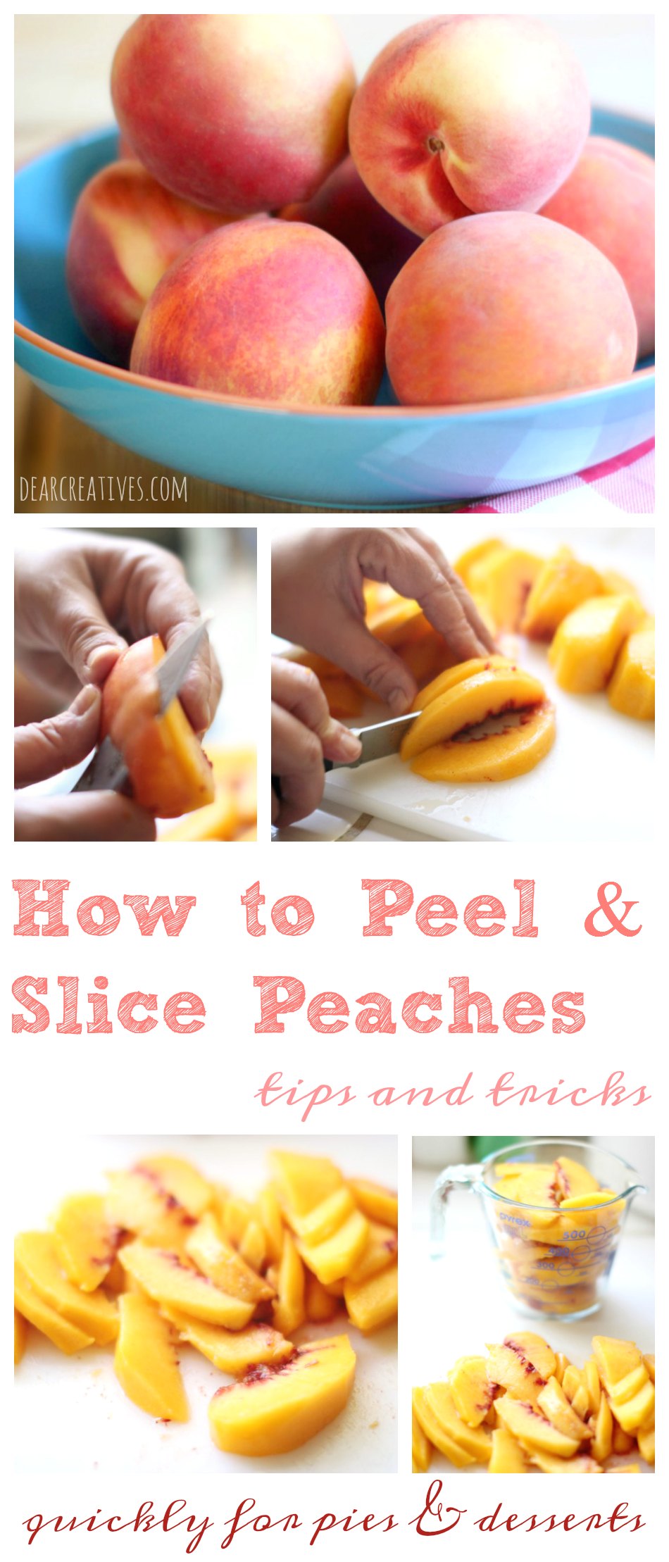 How to Peel Peaches - Culinary Hill