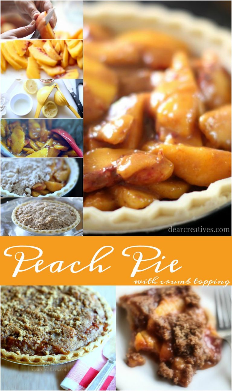 Peach Pie Recipe With Crumb Topping