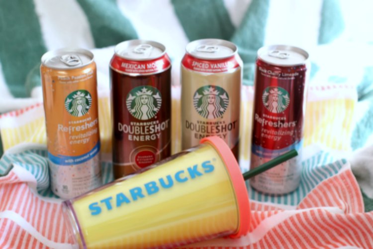 Starbucks iced drinks and iced drink cup
