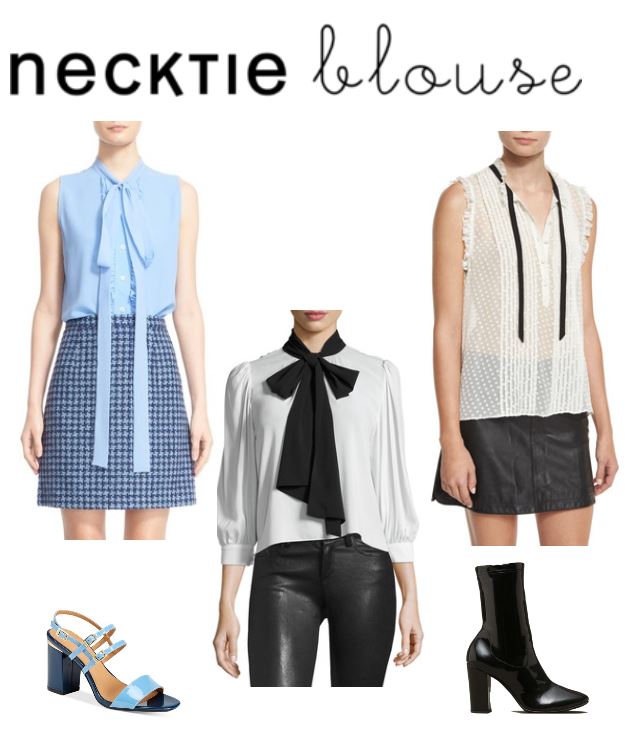 Women’s Fashion Trends The New Necktie Blouse