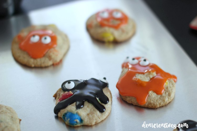 Monster Halloween Cookies