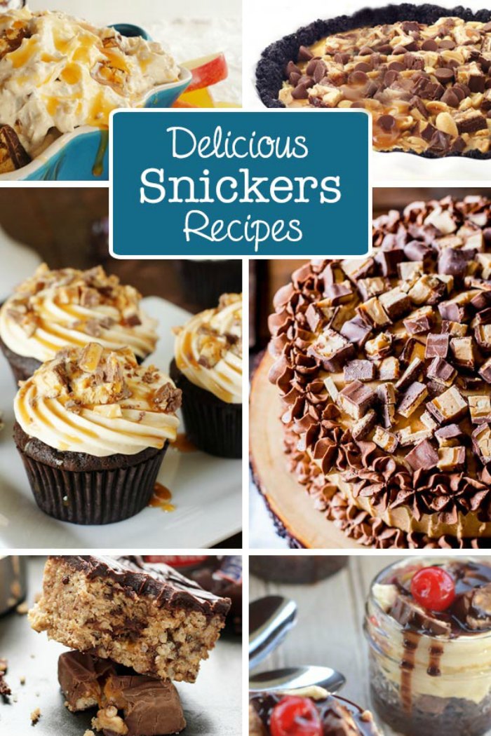 10+ Snickers Dessert Recipes – Desserts Using Snickers Bars!