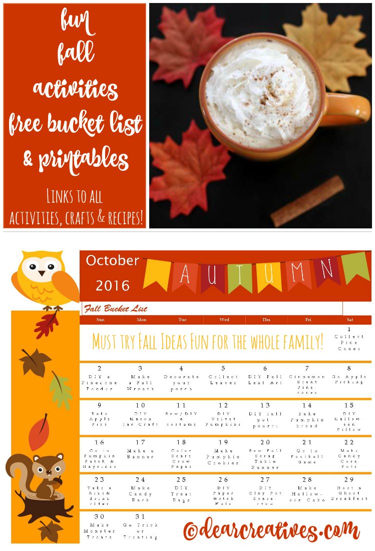 Fun Fall Activities: Bucket List of Fun Fall Ideas & Where To Find Them! + Free Printables!