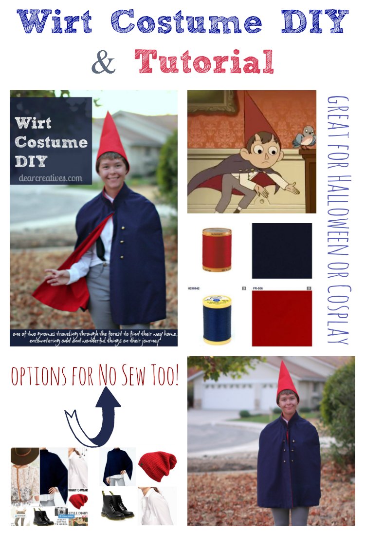 Wirt Costume DIY  | Easy To Make Sew And No Sew Options