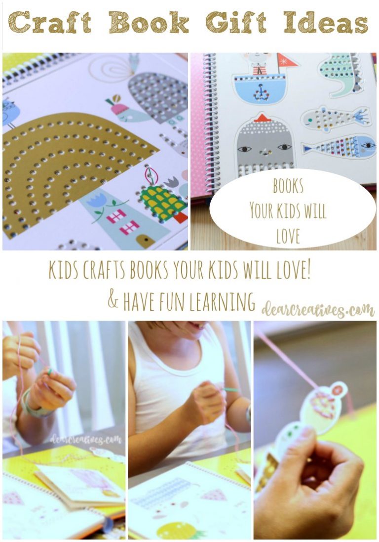 Kids Crafts Book to Help Kids Learn to Hand Sew and Cross Stitch