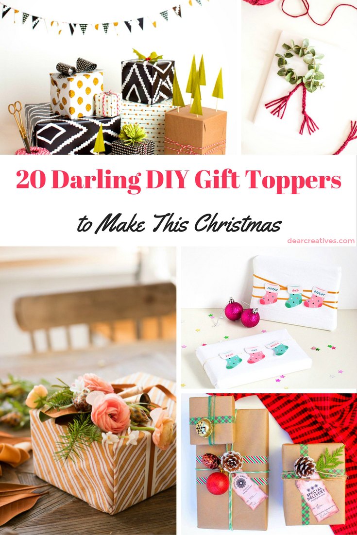 How to Make Natural Gift Toppers