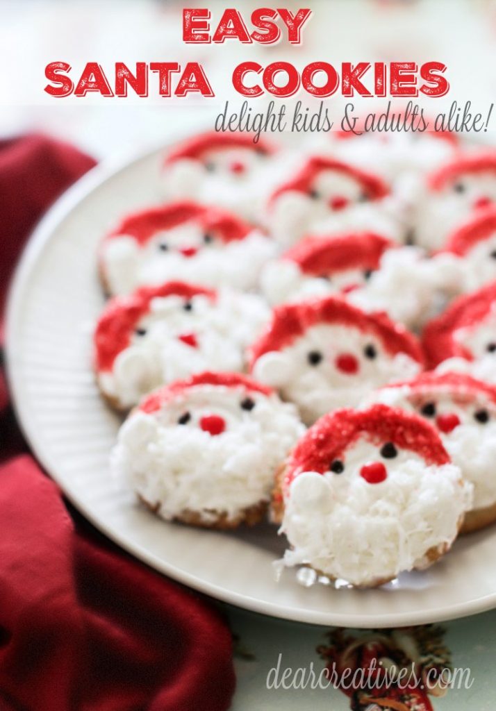 Holiday Cookies Recipes Santa Claus Cookies Easy